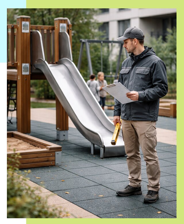 Сертификация детских площадок в Моршанске от 25963 р. | Алешин-Мрш