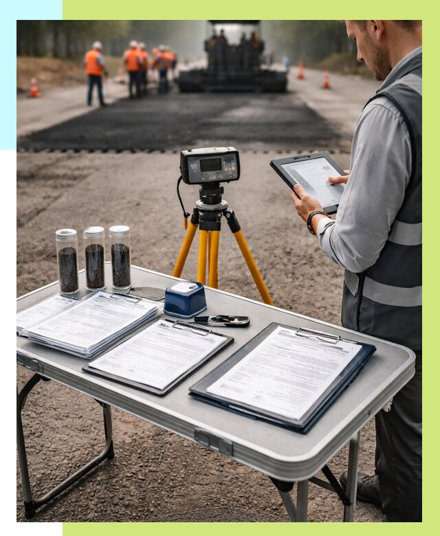 Сертификация асфальта в Моршанске от 25963 р. | Алешин-Мрш