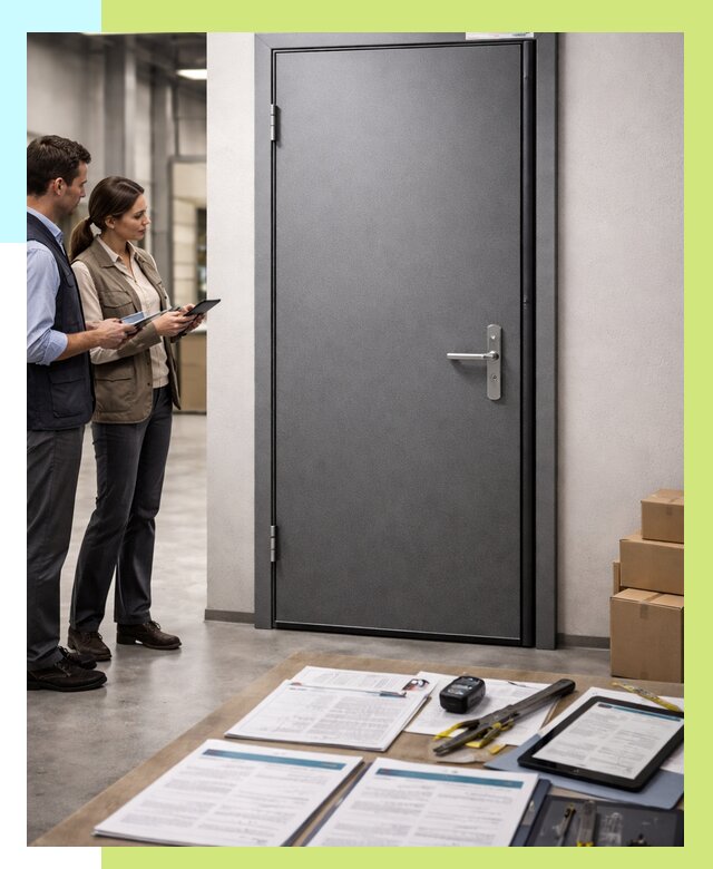 Сертификация противопожарных дверей в Моршанске от 9347 р. | Алешин-Мрш