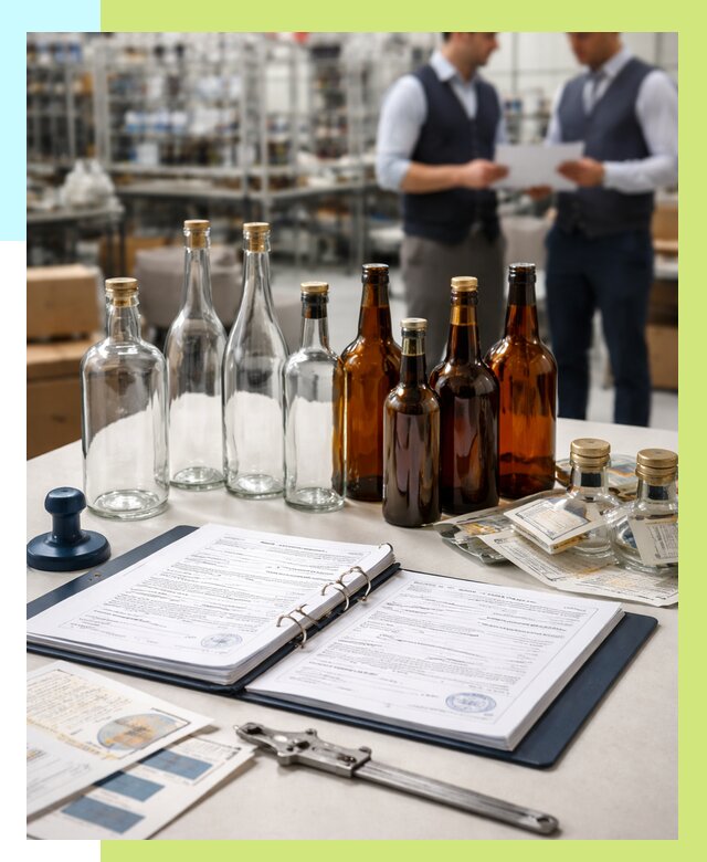 Сертификация стеклянных бутылок в Моршанске от 25963 р. | Алешин-Мрш