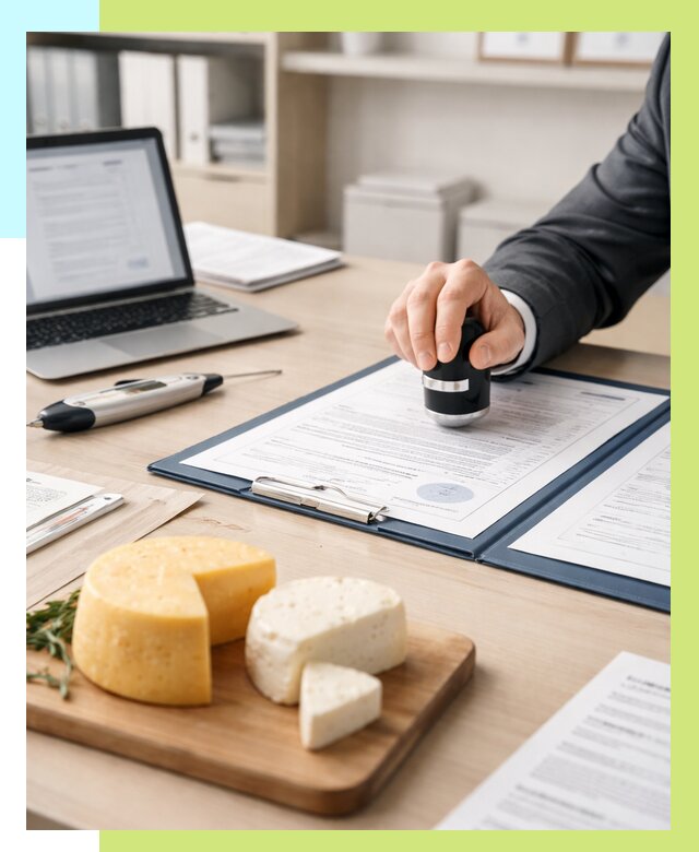 Сертификация сыров в Моршанске от 15578 р | Сертификат на сыр Алешин-Мрш