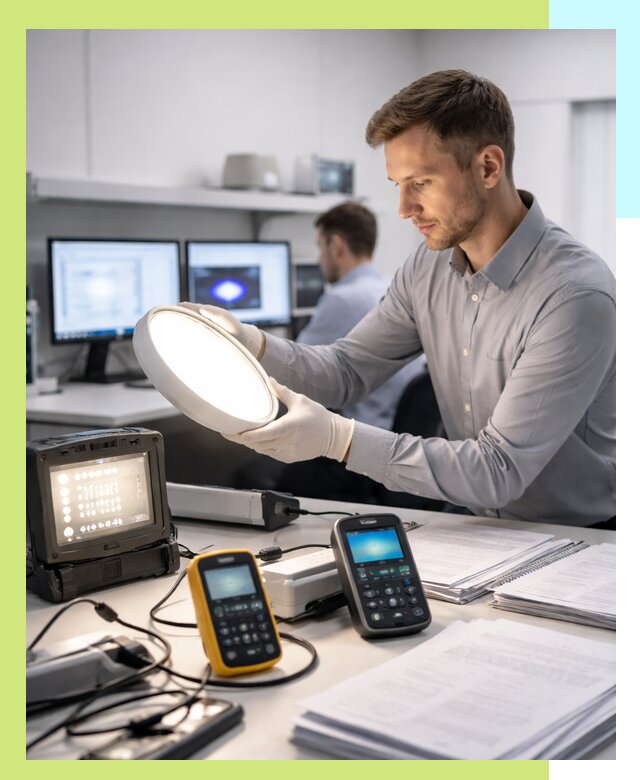 Сертификация светильников в Моршанске: испытания и оформление