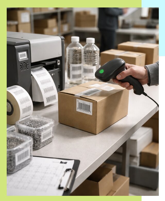 Штрихкодирование продукции и маркировка для продажи в Моршанске