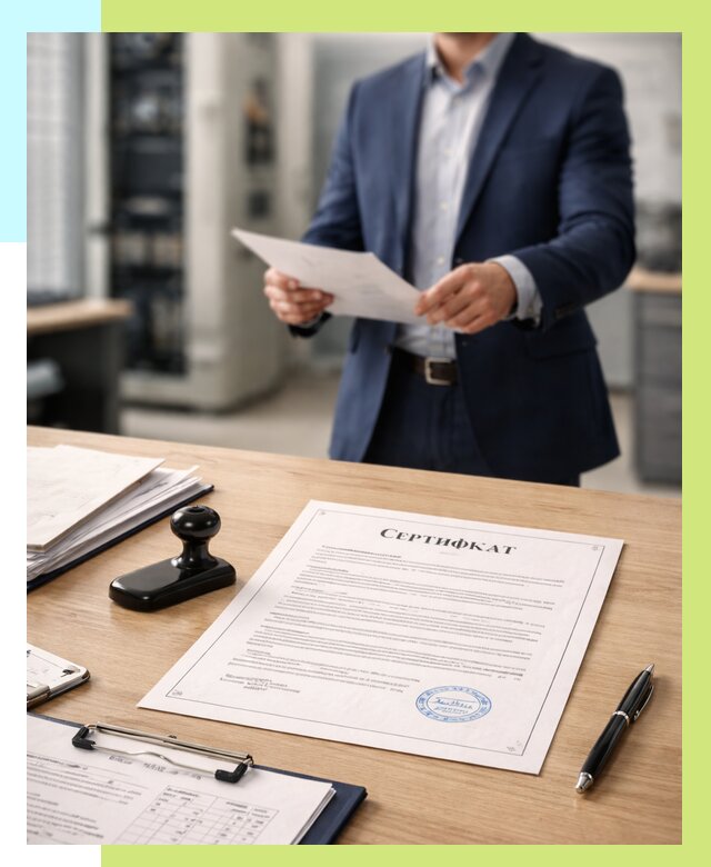 Сертификат на оборудование в Моршанске от 15578 р. | Алешин-Мрш