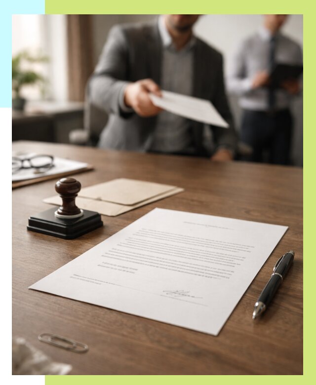 Отказное письмо по сертификации в Моршанске от 3635 р. | Алешин-Мрш