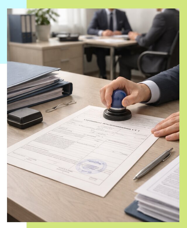 Сертификат происхождения СТ 1 в Моршанске от 4673 р. | Алешин-Мрш