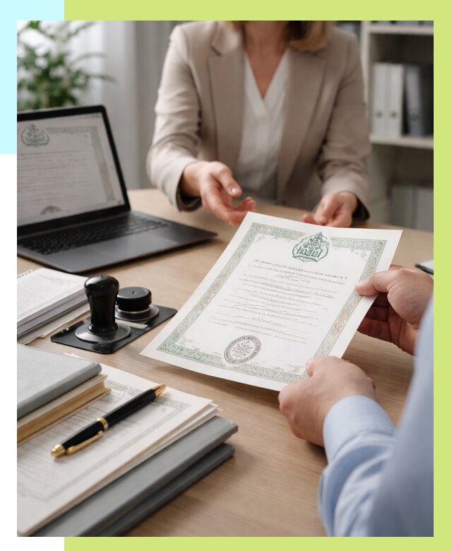 Халяль сертификат в Моршанске, получить от 15578 р. | Алешин-Мрш